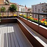 Balcony Solar Revolution**

`A vibrant, sun-drenched balcony in Barcelona, Spain. Several sleek solar panels are mounted on the railing, reflecting the bright sunlight. Potted plants and colorful flowers add a touch of domesticity. In the background, the iconic architecture of Barcelona fades slightly, emphasizing the modern innovation on the balcony. Capture the feeling of urban sustainability and independent energy generation. Warm color palette, high resolution.`

**