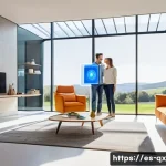 Home 21 태양광 발전 설치를 위한 데이터 분석 및 활용 - **Prompt:** A vibrant, futuristic depiction of a modern family (two adults, one teenager, all fully ...